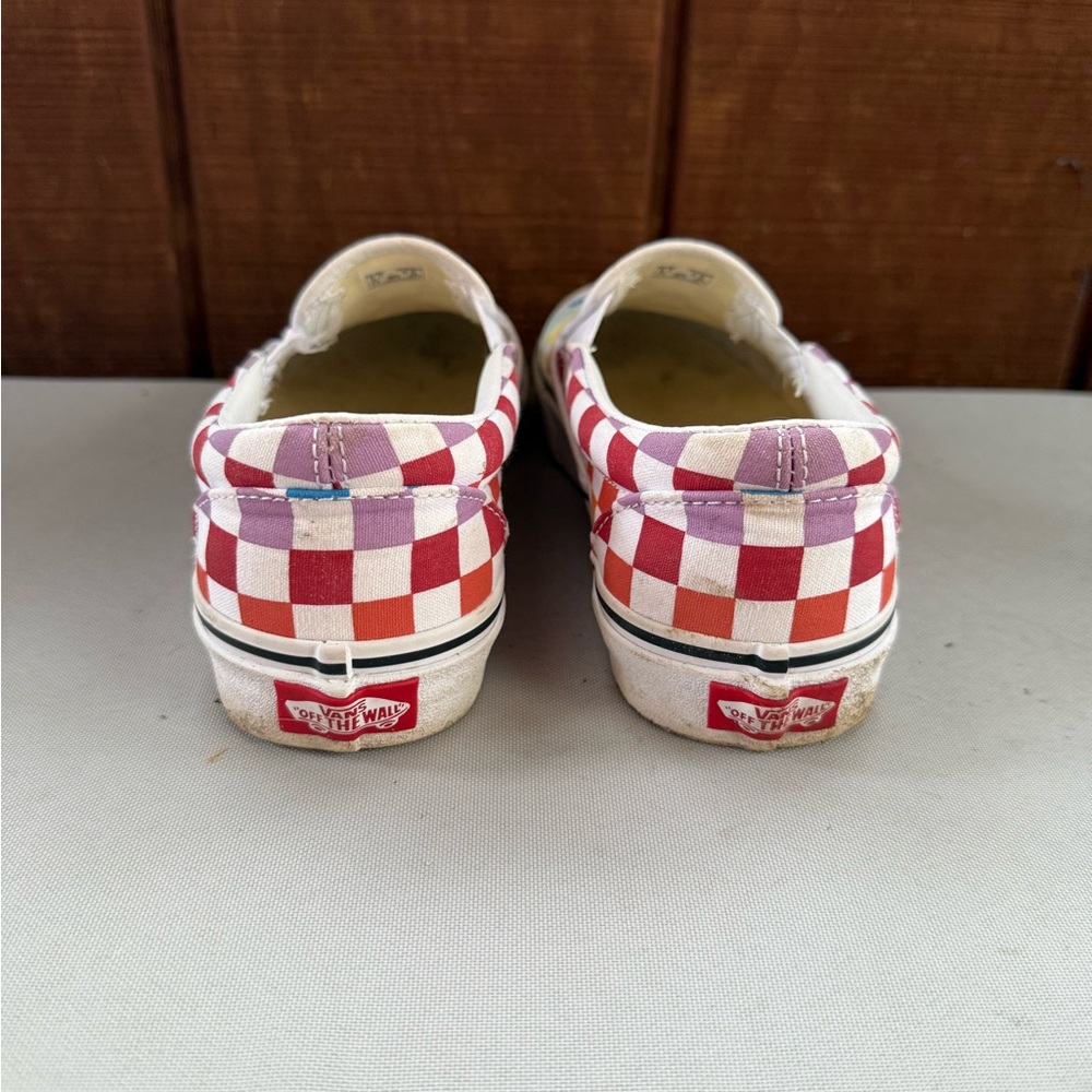 Rainbow Checkered Vans - Picture 3 of 4